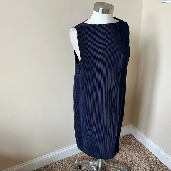 C/Meo Collective Navy Blue Pleated Dress 17885 - Picture 5 of 10